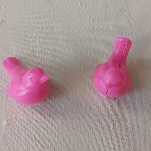 Mattel Barbie Dream House Pink Birds 1979 Glamour Home Replacement Parts 2pc